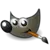 GIMP képszerkesztő szoftver ikon