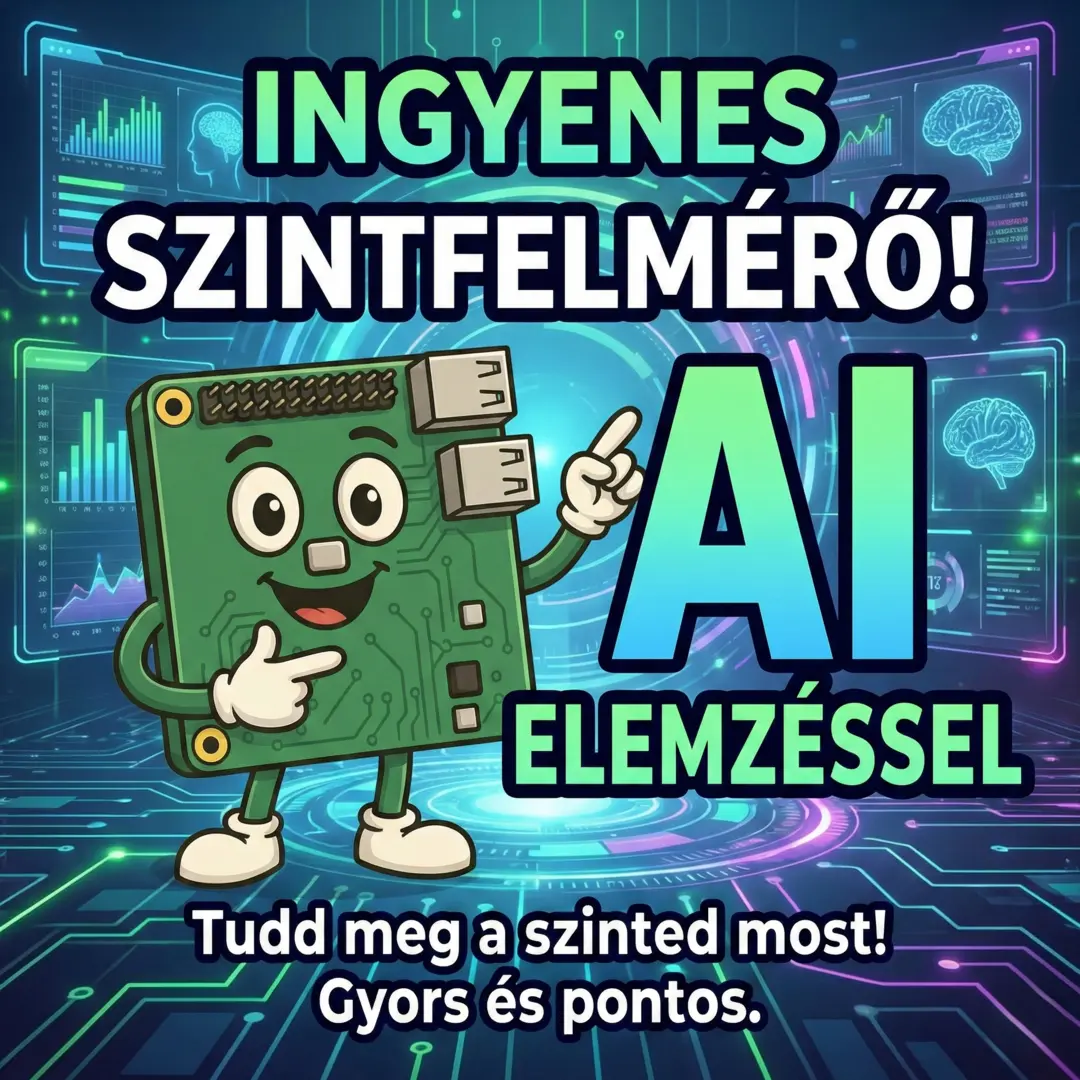 Szintfelmérő hirdetés