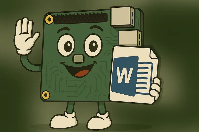 Microsoft Word szövegszerkesztő logo és felület