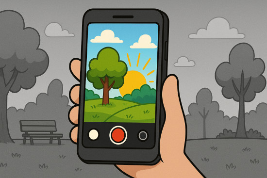 Mobiltechnológia (minta) illusztráció