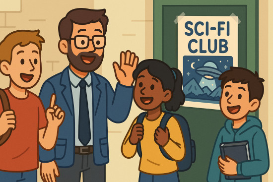 SCI-FI klub (2025. május - idegen nyelv) illusztráció