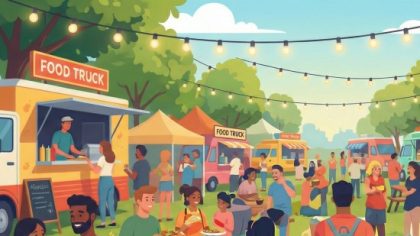 Urban Street Food Fesztivál illusztráció