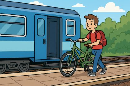 Kerékpárszállítás (2022. október) illusztráció